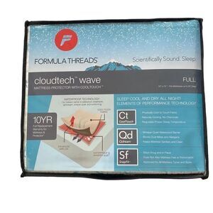 Formula Threads NWT Cloudtech Wave Cooling Mattress Protector 54x75  Waterproof